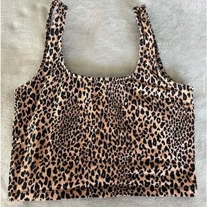forever 21 cheetah crop